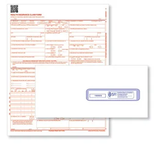 CMS-1500 Forms and Window Envelopes Bundle